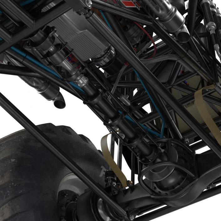 3D model Monster Truck Raminator Rigged