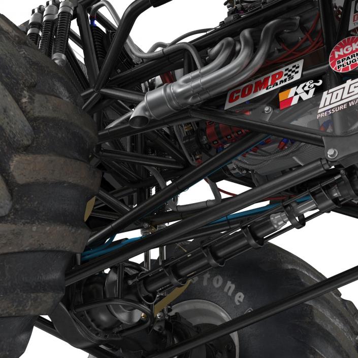 3D model Monster Truck Raminator Rigged