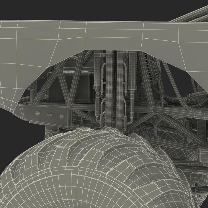 3D model Monster Truck Raminator Rigged