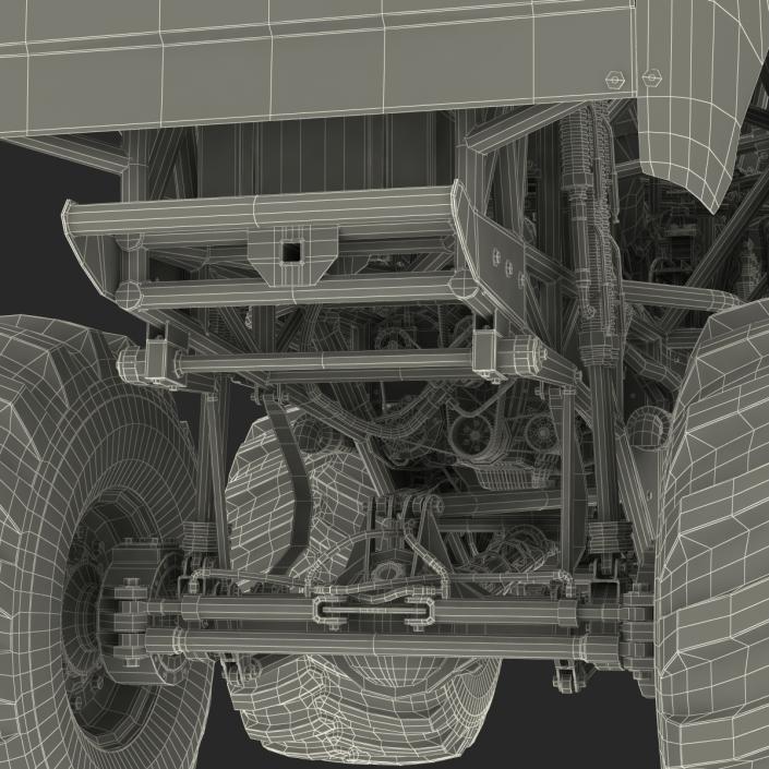 3D model Monster Truck Raminator Rigged