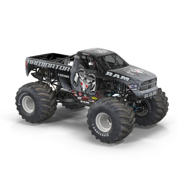 3D model Monster Truck Raminator Rigged