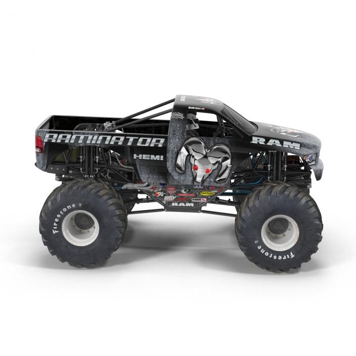 3D model Monster Truck Raminator Rigged