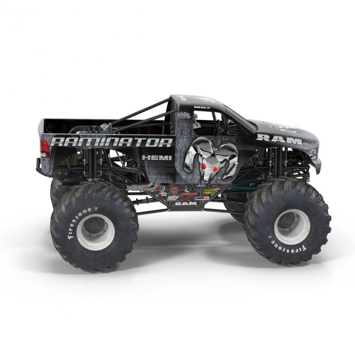 3D model Monster Truck Raminator Rigged