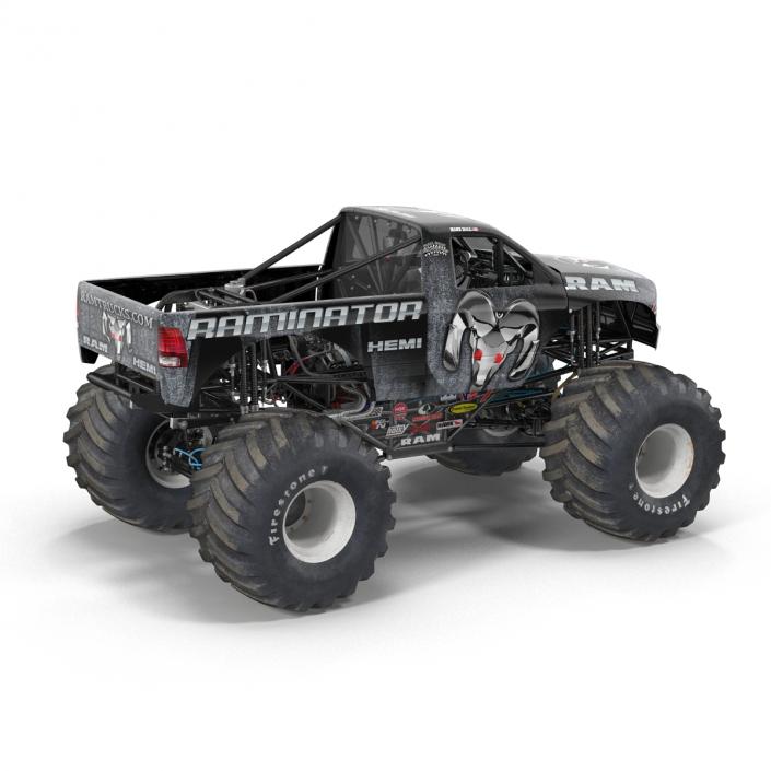 3D model Monster Truck Raminator Rigged