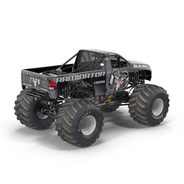 3D model Monster Truck Raminator Rigged