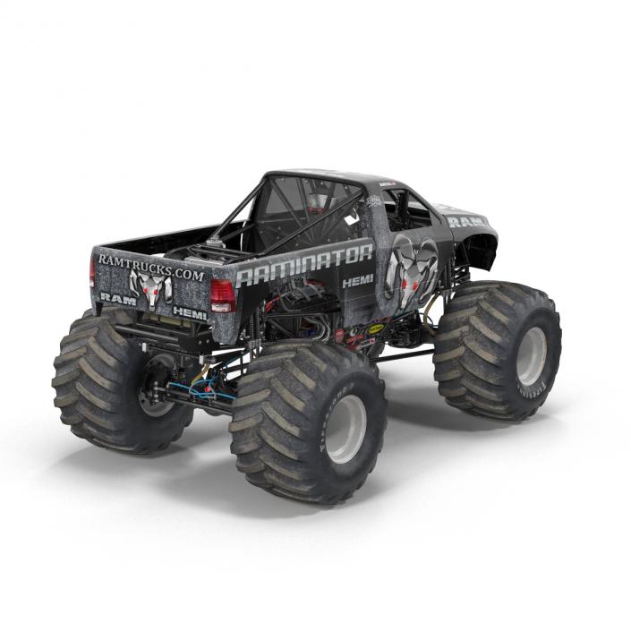 3D model Monster Truck Raminator Rigged