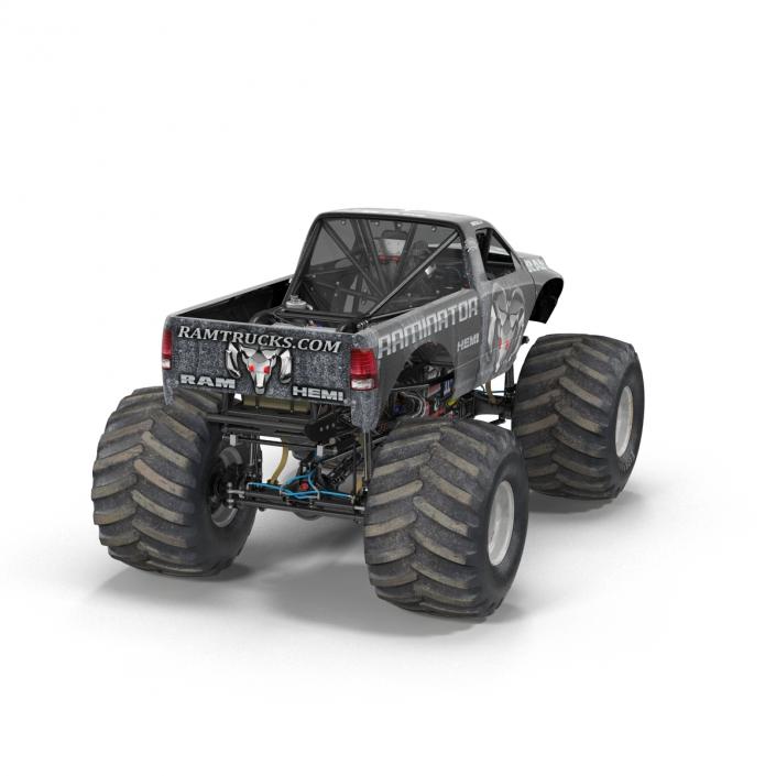 3D model Monster Truck Raminator Rigged