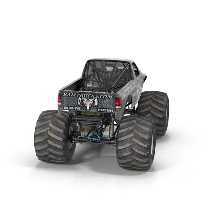 3D model Monster Truck Raminator Rigged