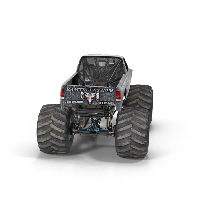 3D model Monster Truck Raminator Rigged