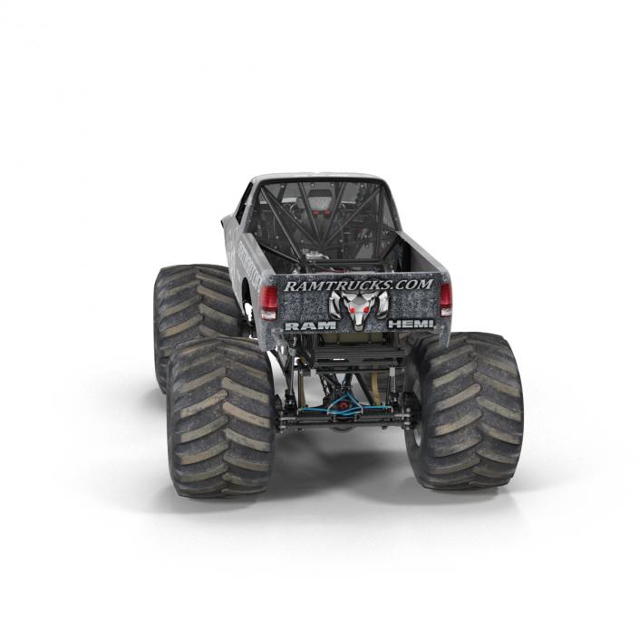 3D model Monster Truck Raminator Rigged