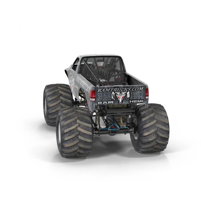 3D model Monster Truck Raminator Rigged