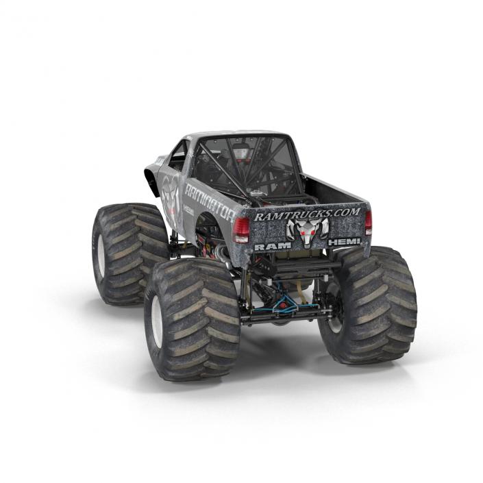 3D model Monster Truck Raminator Rigged