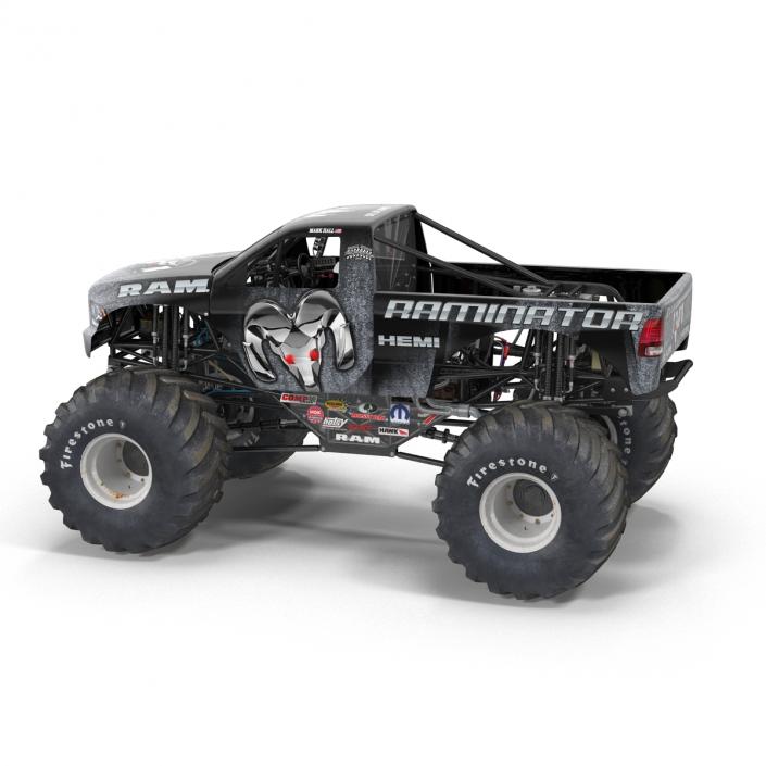 3D model Monster Truck Raminator Rigged