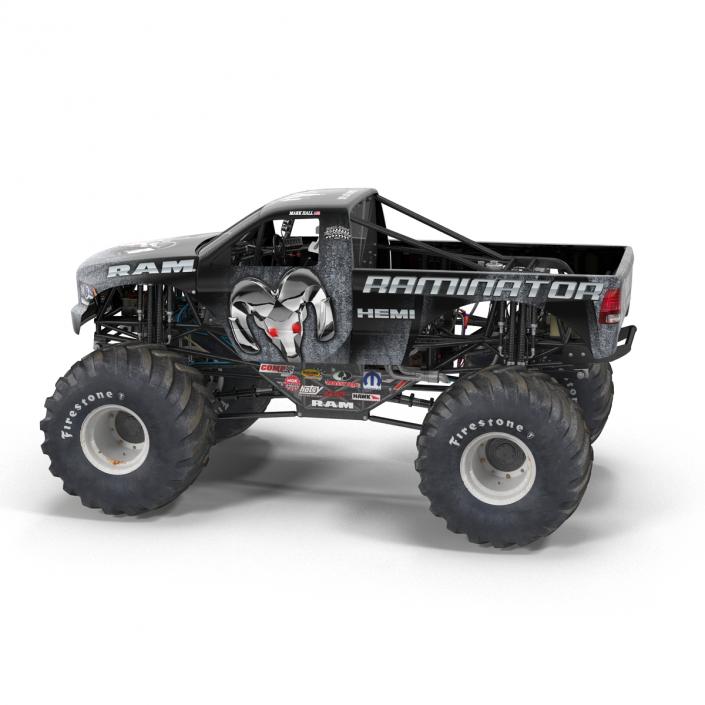 3D model Monster Truck Raminator Rigged