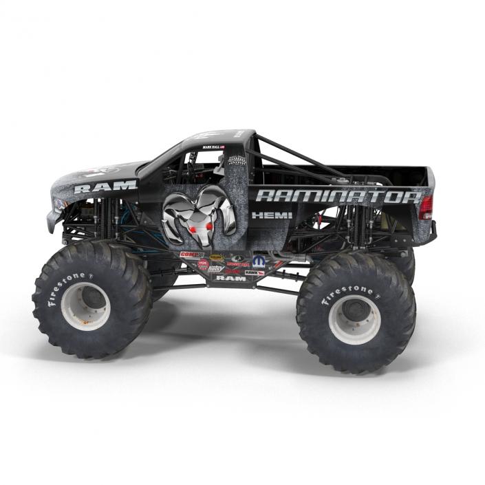 3D model Monster Truck Raminator Rigged