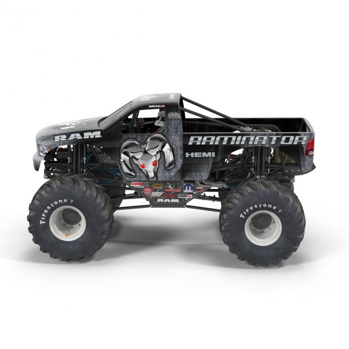 3D model Monster Truck Raminator Rigged