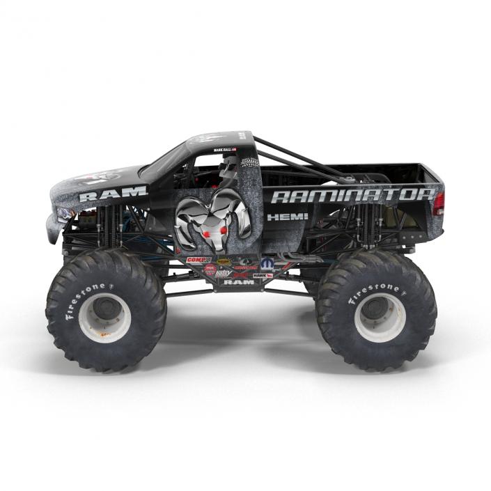 3D model Monster Truck Raminator Rigged