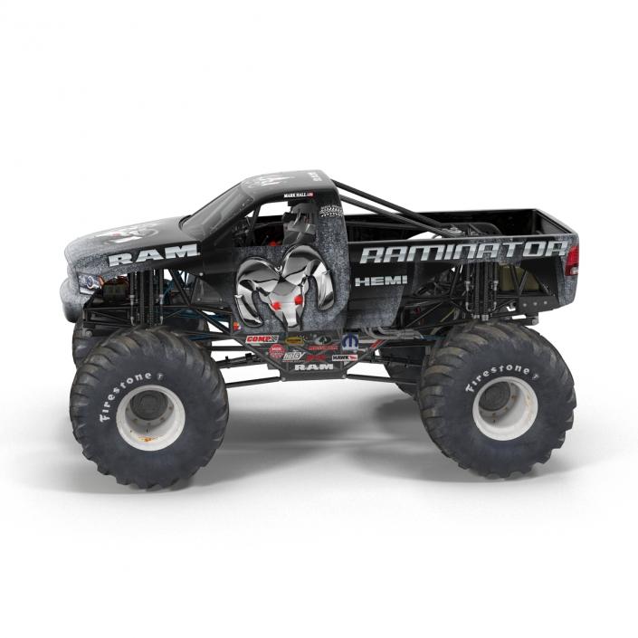 3D model Monster Truck Raminator Rigged