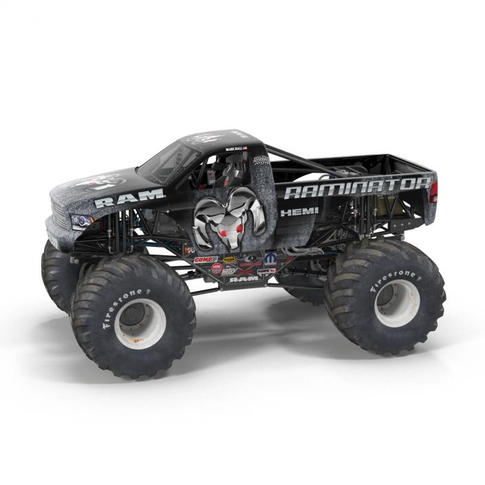 3D model Monster Truck Raminator Rigged