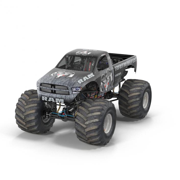 3D model Monster Truck Raminator Rigged