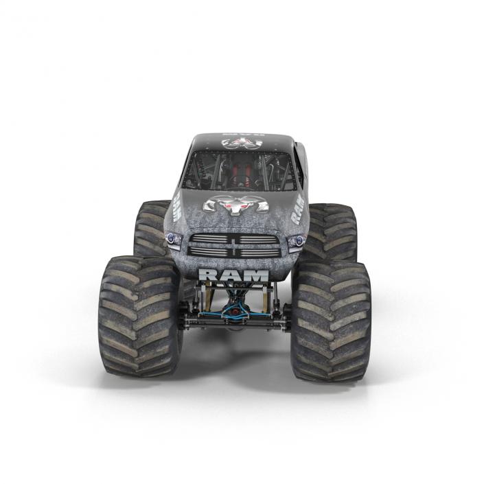 3D model Monster Truck Raminator Rigged