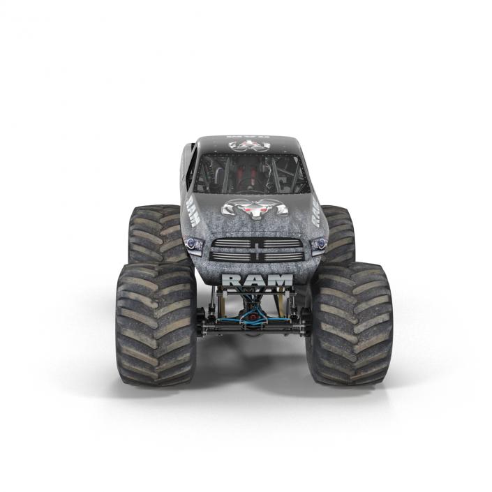 3D model Monster Truck Raminator Rigged