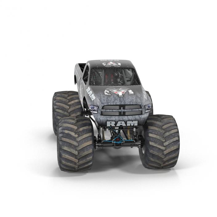 3D model Monster Truck Raminator Rigged