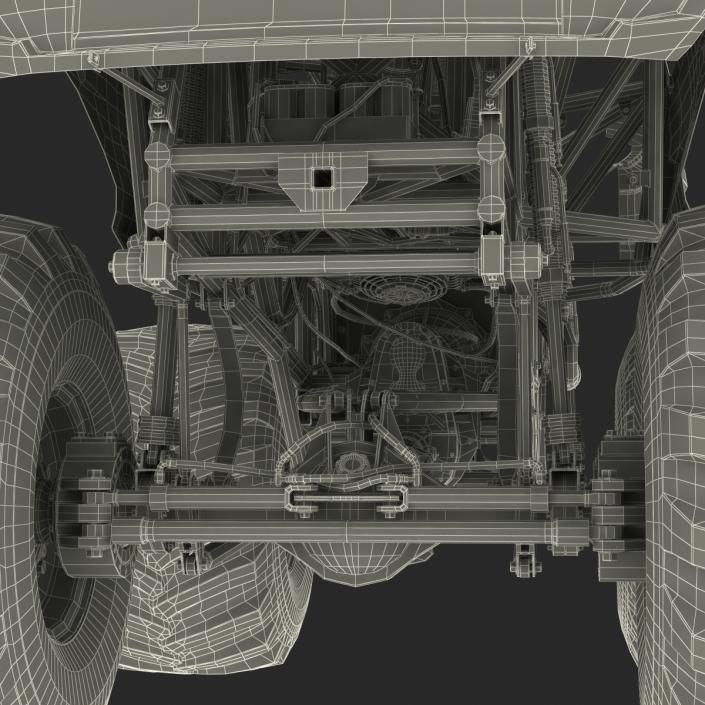 3D Monster Truck Bigfoot Rigged model