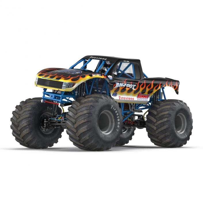 3D Monster Truck Bigfoot