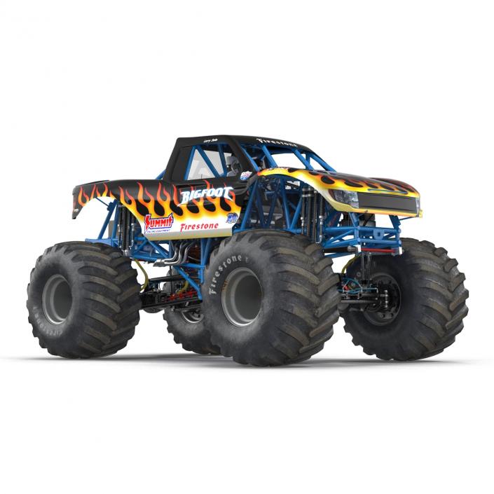 3D Monster Truck Bigfoot