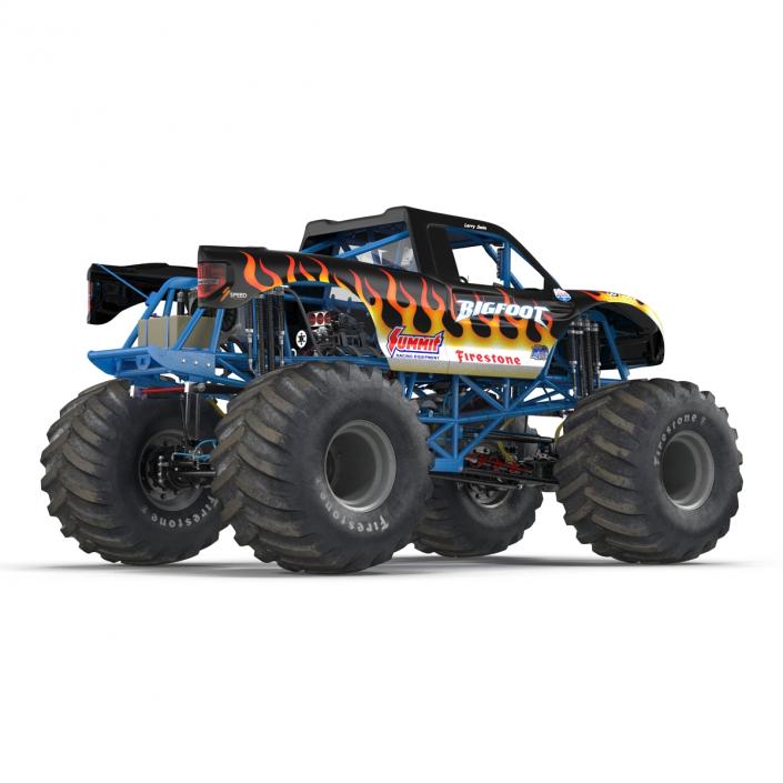 3D Monster Truck Bigfoot