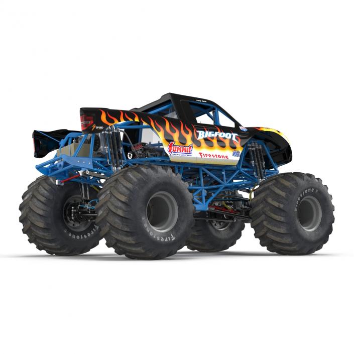 3D Monster Truck Bigfoot