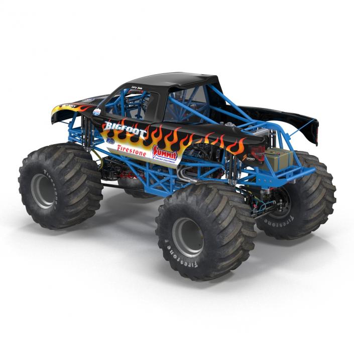 3D Monster Truck Bigfoot