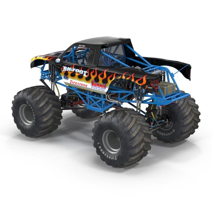 3D Monster Truck Bigfoot