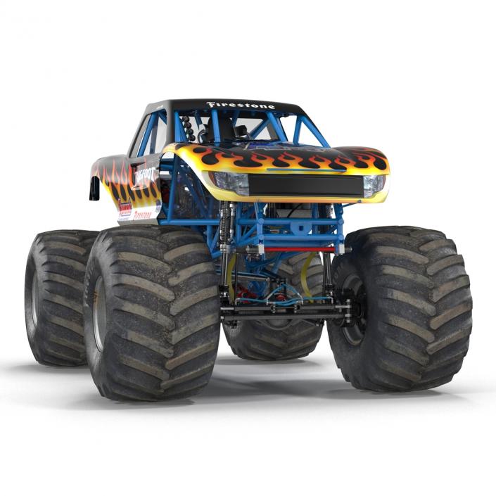 3D Monster Truck Bigfoot