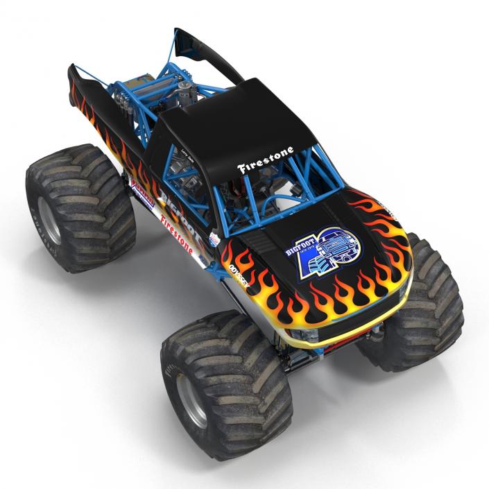 3D Monster Truck Bigfoot