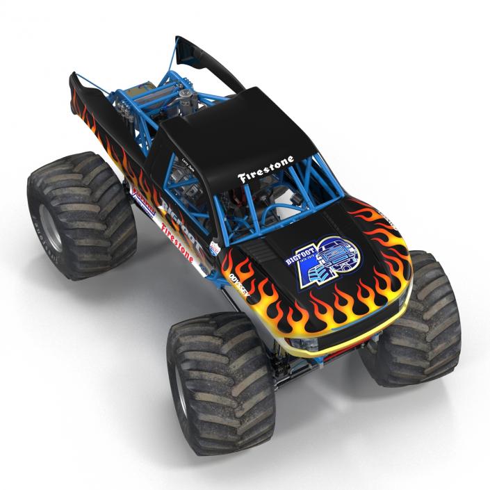 3D Monster Truck Bigfoot