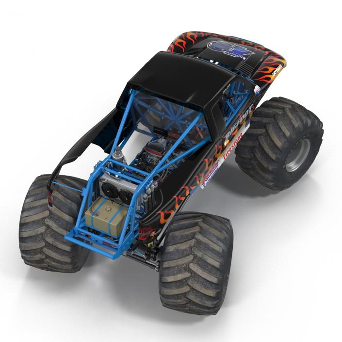 3D Monster Truck Bigfoot