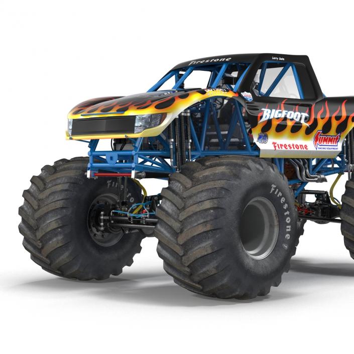 3D Monster Truck Bigfoot