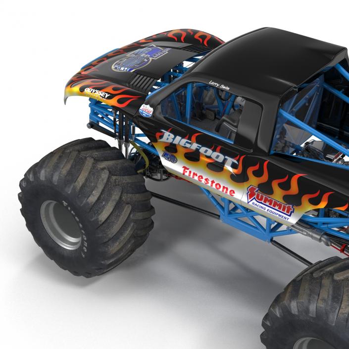 3D Monster Truck Bigfoot