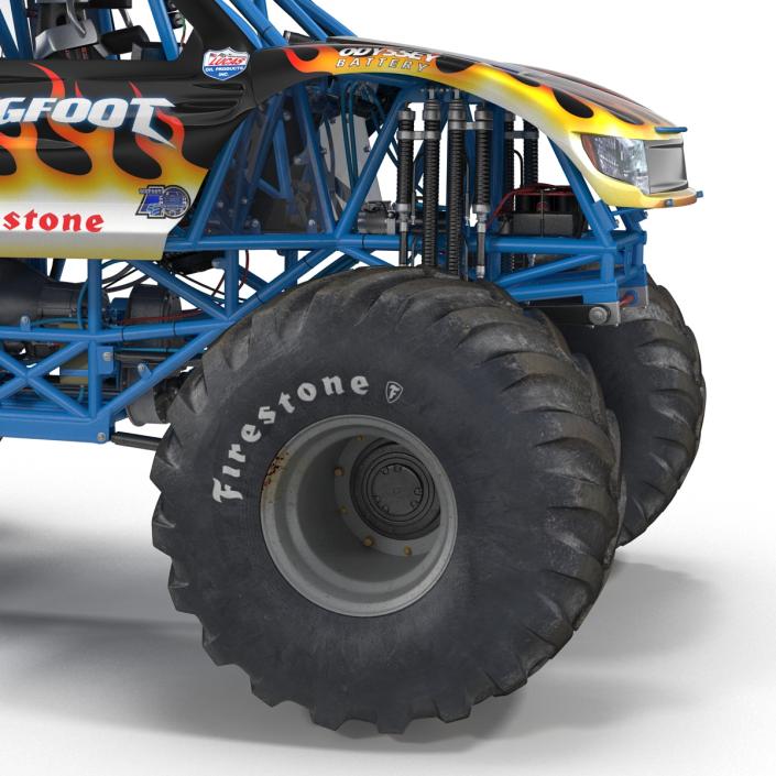 3D Monster Truck Bigfoot