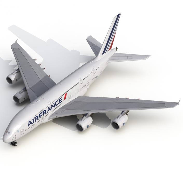 3D Airbus A380-800 Air France