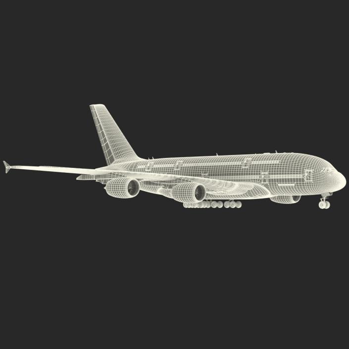 3D Airbus A380-800 Air France