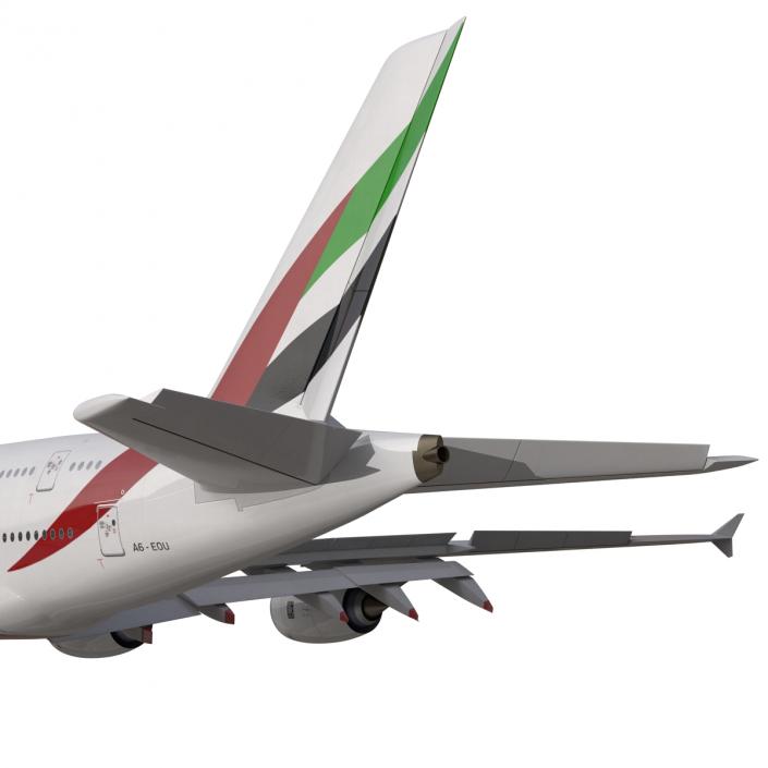 Airbus A380-800 Emirates 3D model