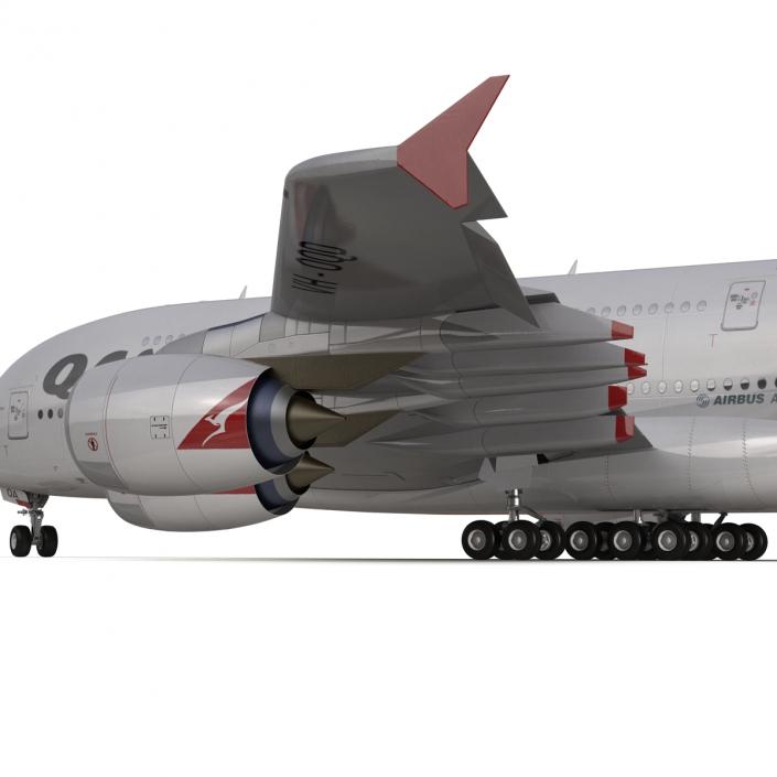 Airbus A380-800 Qantas 3D