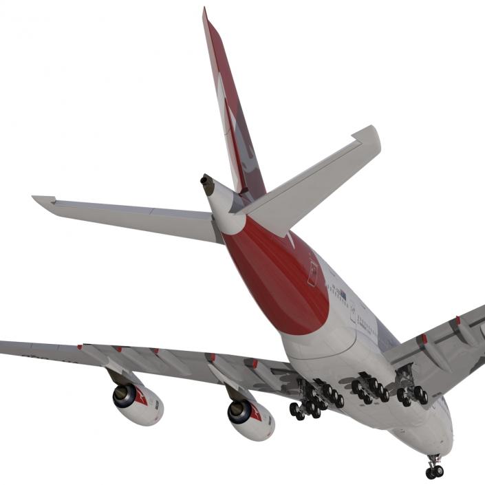 Airbus A380-800 Qantas 3D