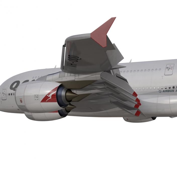 Airbus A380-800 Qantas 3D