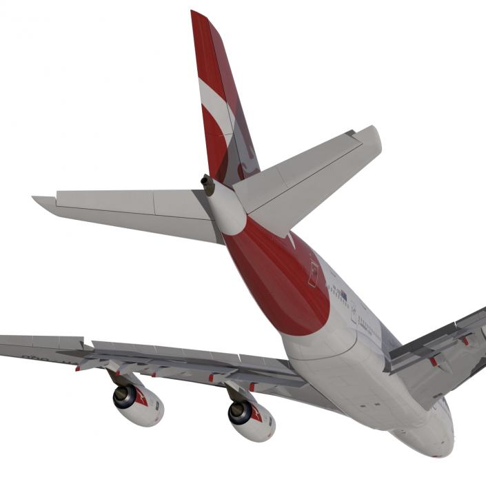 Airbus A380-800 Qantas 3D