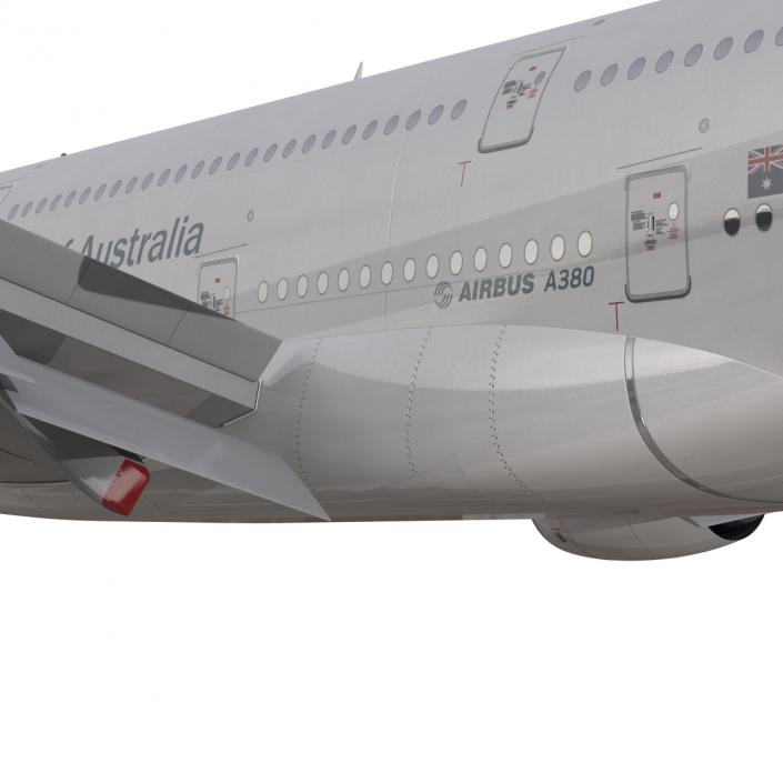 Airbus A380-800 Qantas 3D