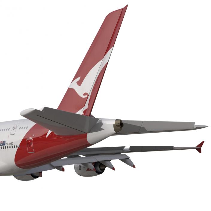 Airbus A380-800 Qantas 3D